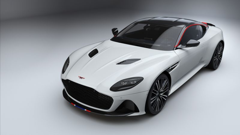Aston Martin DBS Superleggera, White, 5K, Wallpaper