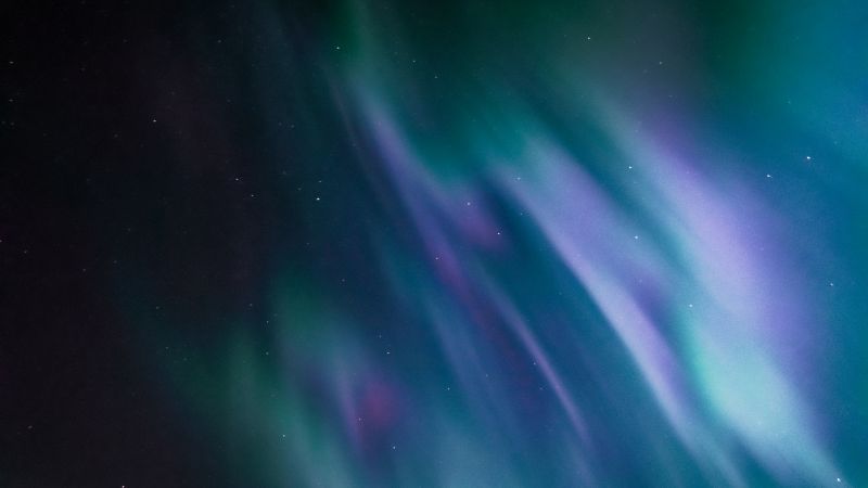 Aurora, Northern Lights, Night sky, Natural Phenomena, Stars, 5K, Wallpaper