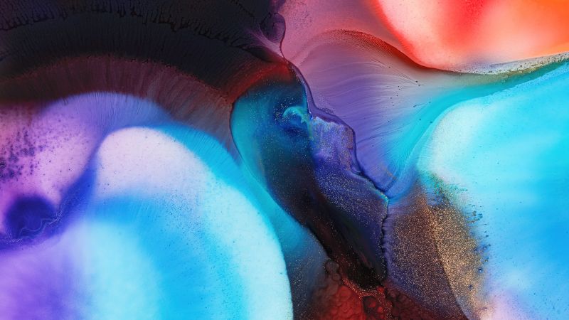 Mi pad 5 pro colorful background liquid art macro stock 