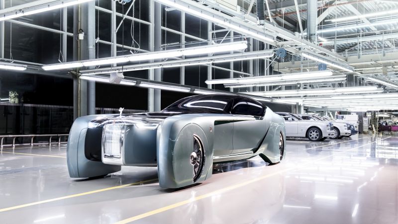 Rolls-Royce 103EX, Vision Next 100, Concept cars, Electric cars, 2021, 5K, 8K, Wallpaper