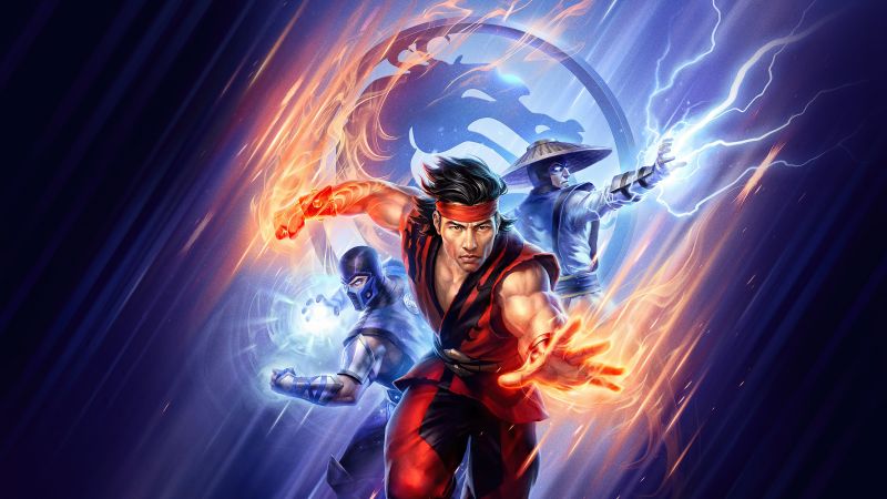 Mortal Kombat Legends: Battle of the Realms, Sub-Zero, Liu Kang, Raiden, Animation, 2021 Movies, Wallpaper