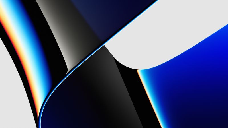 Apple MacBook Pro, Stock, 2021, Apple Event 2021, White background, Blue, 5K, Wallpaper