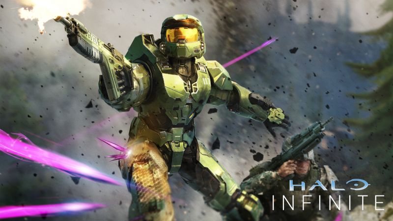 Halo Infinite, 2021 Games, Master Chief, Xbox Series X and Series S, Xbox One, PC Games, Wallpaper