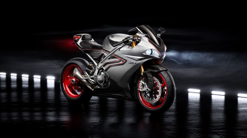 Norton V4SV, Superbikes, Dark background, Sports bikes, 2022, 5K, Wallpaper