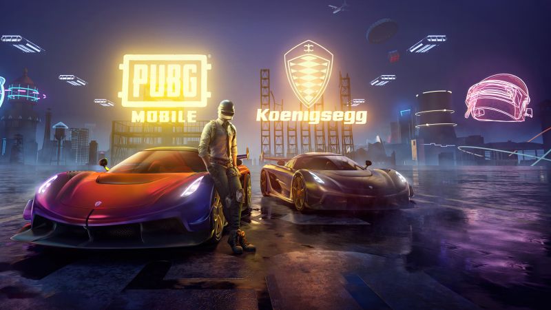 PUBG MOBILE, Koenigsegg, 2021 Games, 5K, Wallpaper