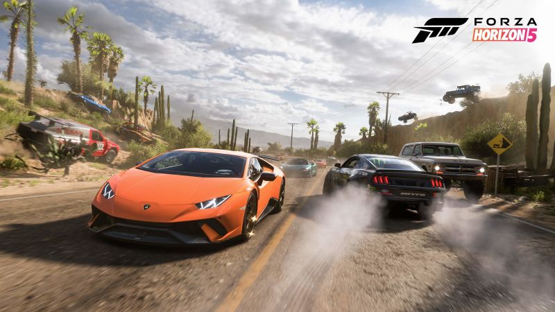 Forza Horizon 5, Lamborghini Huracan Performante, 2021 Games, Racing games, PC Games, Xbox Series X and Series S, Xbox One, Wallpaper