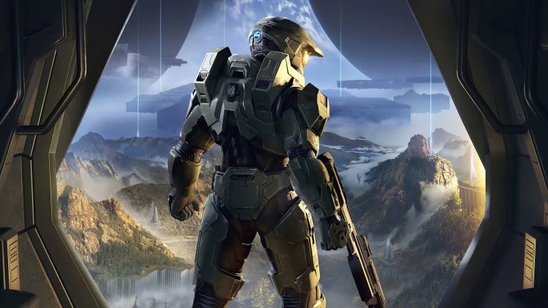 Halo Infinite, Master Chief, Multiplayer, Xbox Series X and Series S, Xbox One, PC Games, Wallpaper