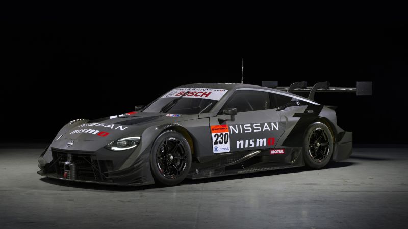 Nismo Nissan Z GT500, Sports cars, Dark background, 5K, Wallpaper