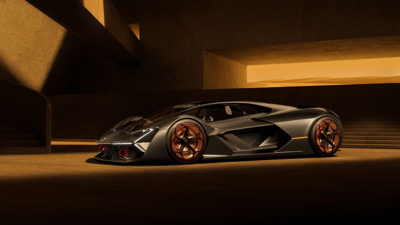 Lamborghini Terzo Millennio, Hyper Sports Cars, Wallpaper
