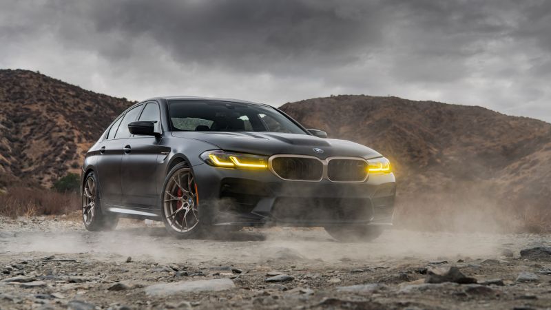 BMW M5 CS, 2022, 5K, 8K, Wallpaper