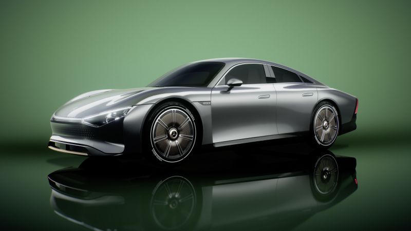 Mercedes-Benz Vision EQXX, Concept cars, Electric cars, 2022, 5K, Wallpaper