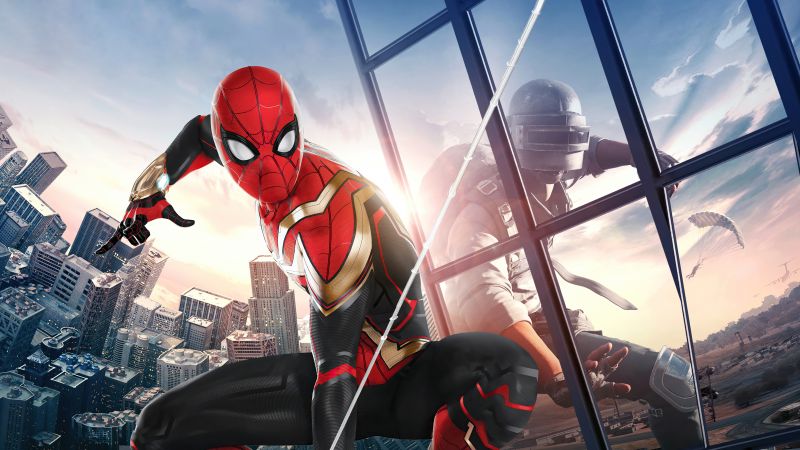 Spider-Man, PUBG MOBILE, 2022 Games, 5K, Wallpaper