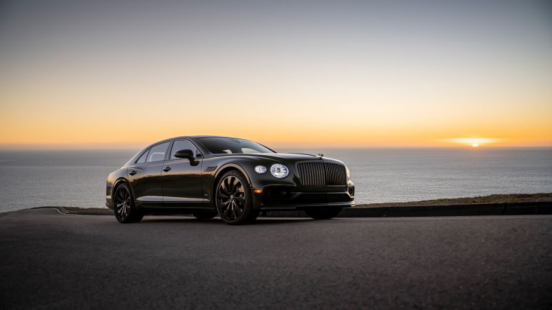 Bentley Flying Spur Hybrid, Hybrid cars, Luxury cars, 5K, 8K, 2022, Wallpaper
