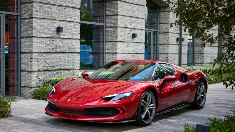Ferrari 296 GTB, Hybrid sports car, Plug-In Hybrid, 5K, 8K, 2022, Wallpaper