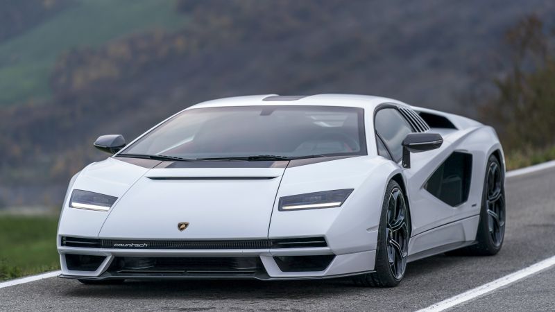 Lamborghini Countach LPI 800-4, 2022, Sports cars, 5K, Wallpaper