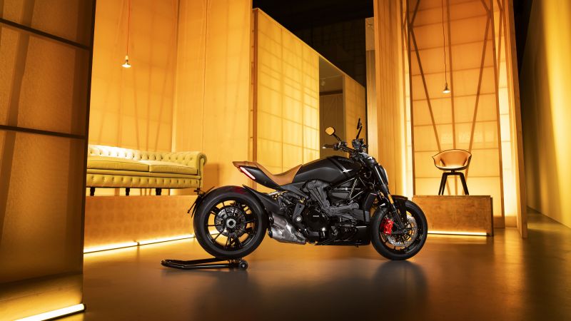 Ducati XDiavel Nera, Limited edition, Sports cruiser, 2022, 5K, 8K, Wallpaper