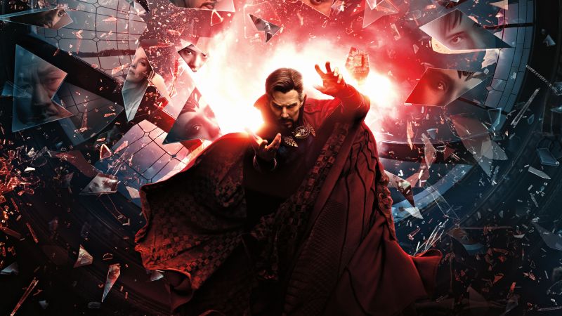 Doctor Strange in the Multiverse of Madness, 2022 Movies, Dr Stephen Strange, Benedict Cumberbatch, Marvel Comics, 5K, 8K, Wallpaper