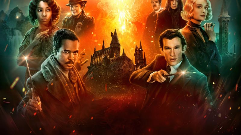 Fantastic Beasts: The Secrets of Dumbledore, Dan Fogler, Alison Sudol, Ezra Miller, Callum Turner, 2022 Movies, 5K, Wallpaper