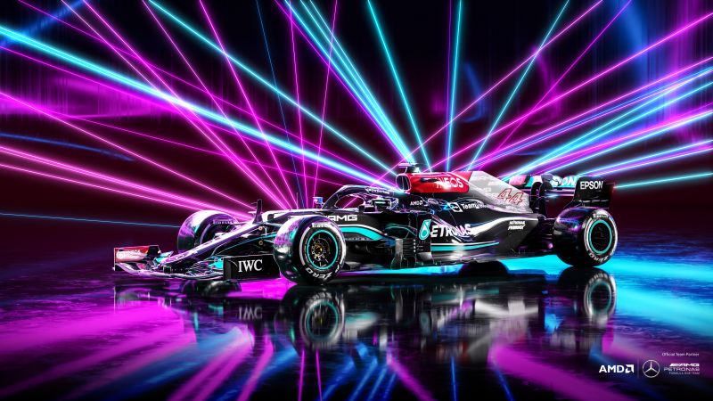 Mercedes-AMG F1 W12 E Performance, Formula One cars, Formula E racing car, Wallpaper