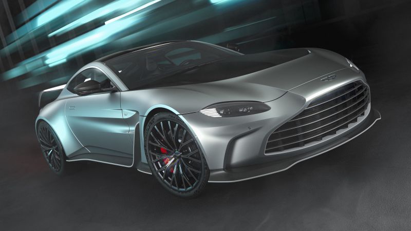 Aston Martin V12 Vantage, 2023, 5K, Wallpaper