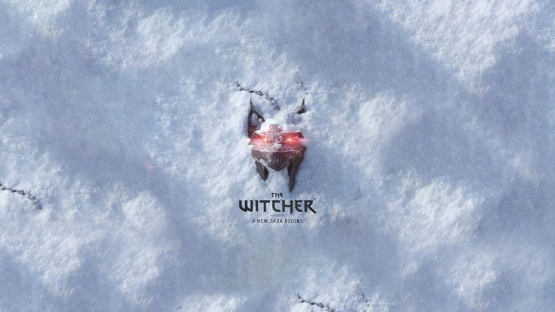 The Witcher 4, Concept Art, 2023 Games, Snow covered, White background, Wallpaper