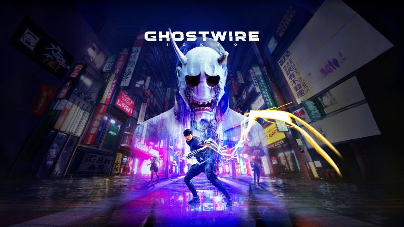 GhostWire: Tokyo, PC Games, PlayStation 5, 2022 Games, 5K, 8K, Wallpaper