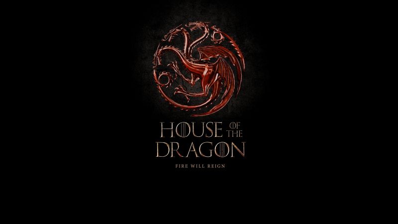 House of the Dragon, Game of Thrones, HBO series, 2022 Series, TV series, Black background, Wallpaper