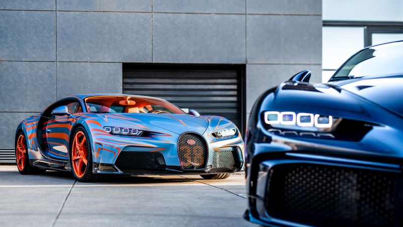 Bugatti Chiron Super Sport Vague de Lumière, Hypercars, 2022, Wallpaper