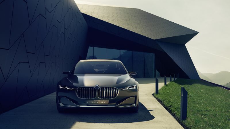 BMW Vision Future Luxury, Concept cars, Modern car, Wallpaper