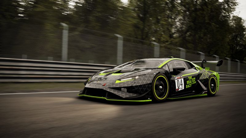 Lamborghini Huracán Super Trofeo EVO2, Lamborghini Esports, 2022, Wallpaper
