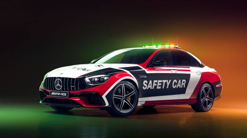 Mercedes-AMG E 63 S 4MATIC+ Safety Car, 2022, 5K, Wallpaper