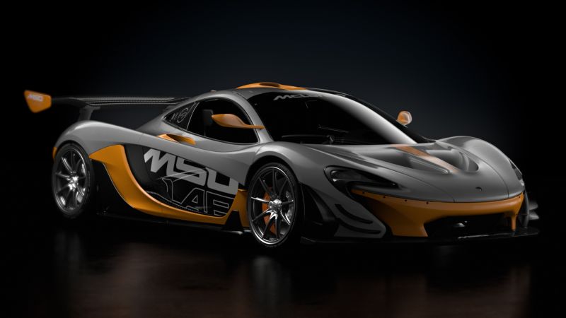 McLaren P1 GTR, McLaren NFT Genesis Collection, Supercars, 2022, Dark background, Wallpaper