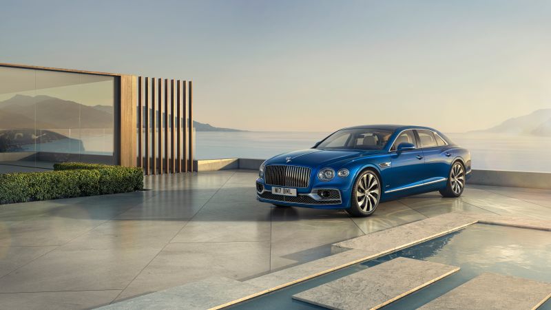 Bentley Flying Spur Azure, Luxury Sedan, 2022, 5K, 8K, Wallpaper