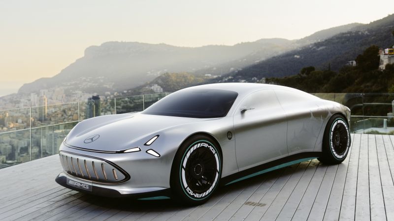 Mercedes-Benz Vision AMG, Electric cars, Concept cars, 2022, Wallpaper