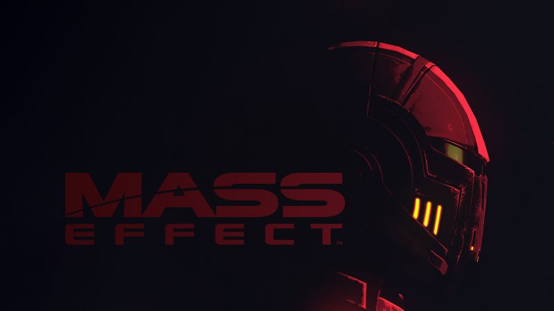 Mass Effect, Dark background, 5K, Wallpaper