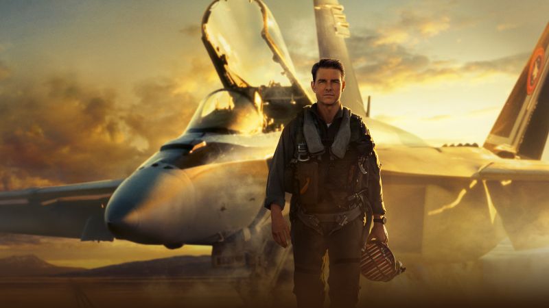 Top Gun: Maverick, Tom Cruise, Capt Pete 'Maverick' Mitchell, 2022 Movies, Wallpaper