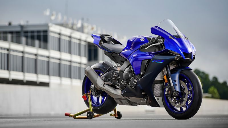 Yamaha YZF-R1, Sports bikes, 2022, Wallpaper