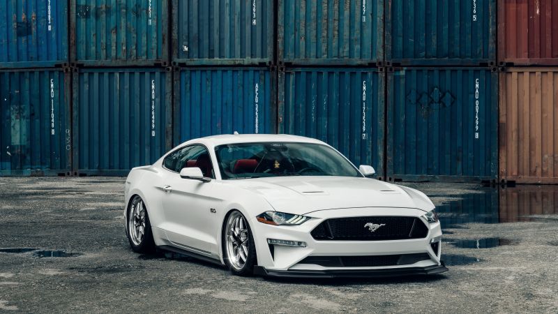 Ford Mustang GT Fastback, Sports cars, 5K, Wallpaper