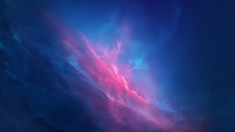 Nebula deep space universe cosmos 5k 