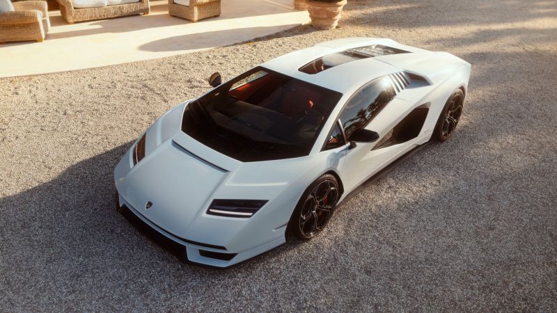 Lamborghini Countach LPI 800-4, Hybrid electric cars, Electric Sports cars, 5K, 8K, 2022