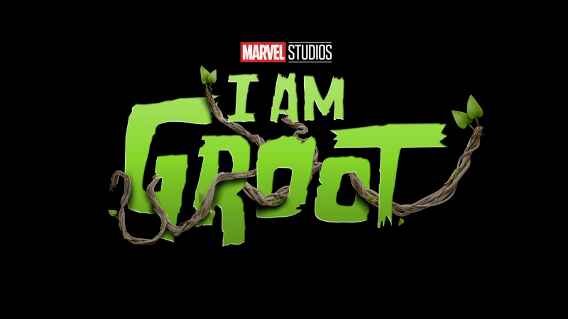 I Am Groot, 2022 Series, Marvel Comics, Black background, 5K, Wallpaper
