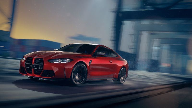 BMW M4 Competition, 50 Years M Anniversary Edition, 2022, Wallpaper