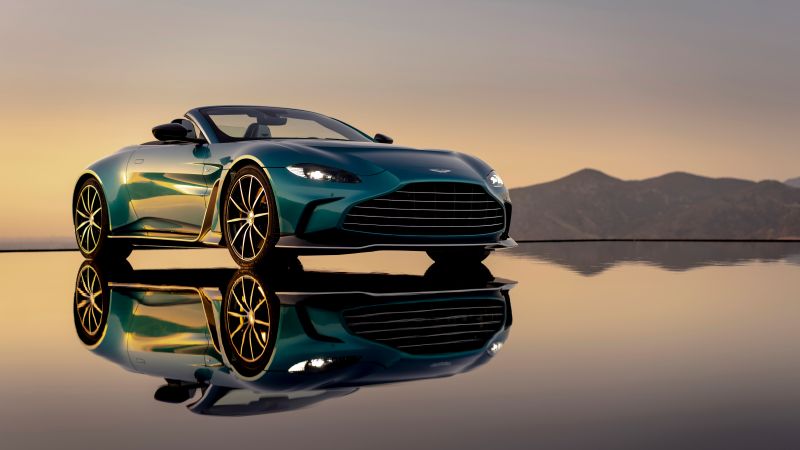 Aston Martin V12 Vantage Roadster, Supercars, 2022, 5K, 8K, Wallpaper