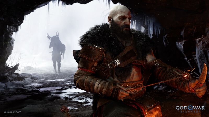 God of War Ragnarök, Video Game, Kratos, 2022 Games, Wallpaper