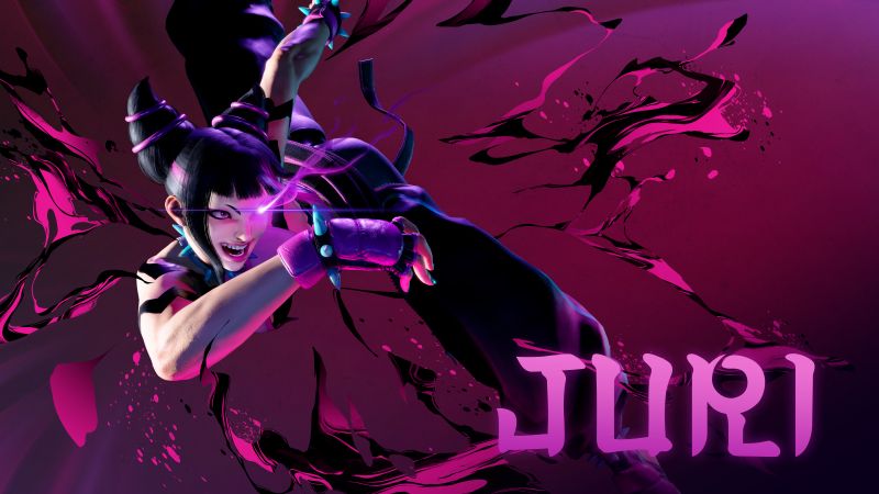 Juri, Street Fighter 6, 2023 Games, PlayStation 5, PlayStation 4, Xbox Series X and Series S, PC Games, 5K, 8K, Wallpaper