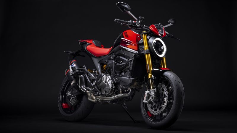 Ducati monster sp 2023 dark background 