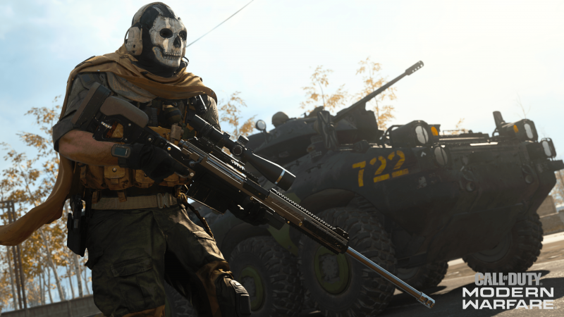 Call of Duty: Modern Warfare, Ghost, Sniper rifle, Wallpaper