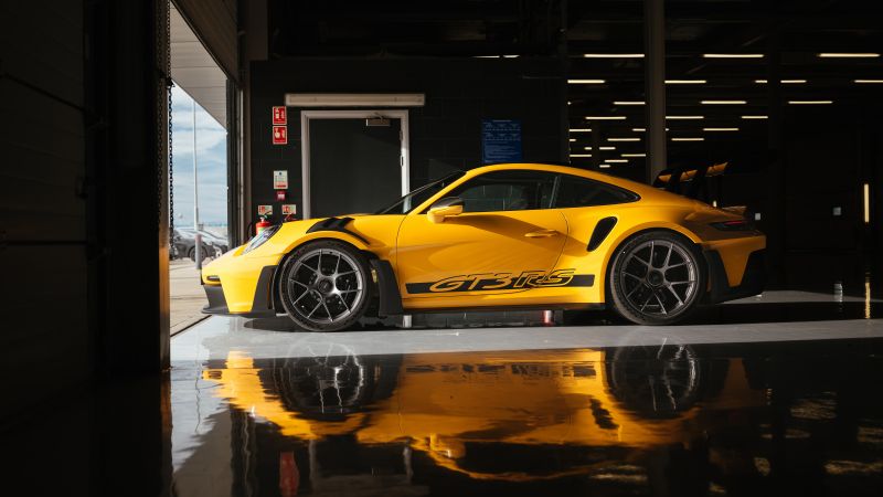 Porsche 911 GT3 RS, Weissach package, 2022, 5K, 8K, Wallpaper
