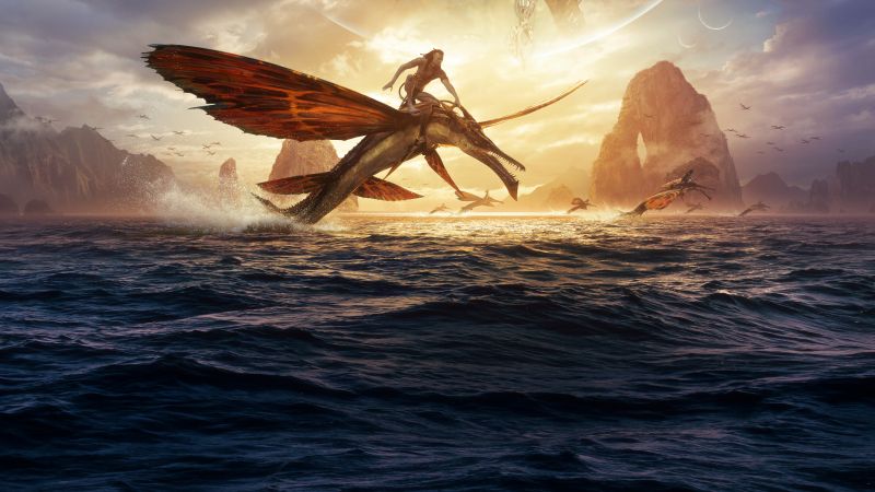 Avatar: The Way of Water, 2022 Movies, Avatar 2, Sam Worthington as Jake Sully, 5K, 8K, Wallpaper