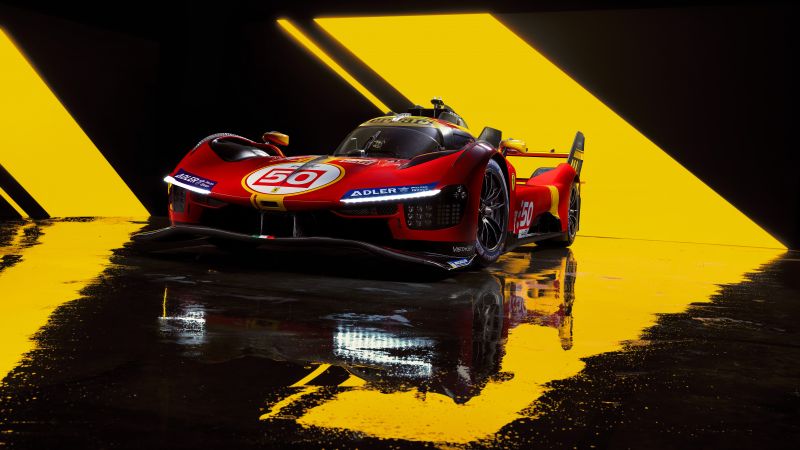 Ferrari 499P, 2023 World Endurance Championship, Le Mans Hypercar, Prototype, 5K, 8K, Wallpaper